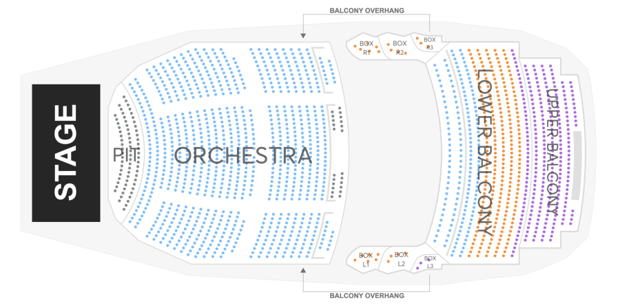 Broadway Seat Map