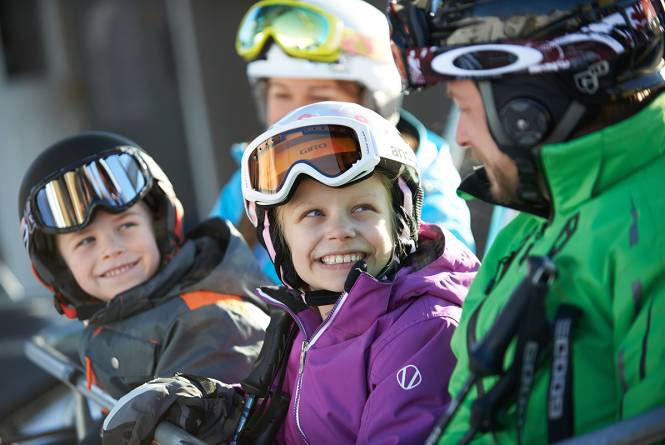 Ski - Family on Chairlift