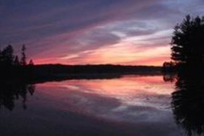 Sunset on Lake Dubonnet
