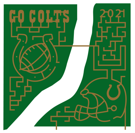 Cheer for the Indianapolis Colts at Hogan Farms! (Photo courtesy of Hogan Farms Pumpkin Patch & Corn Maze Facebook page)