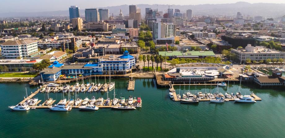 Jack London Square aerial