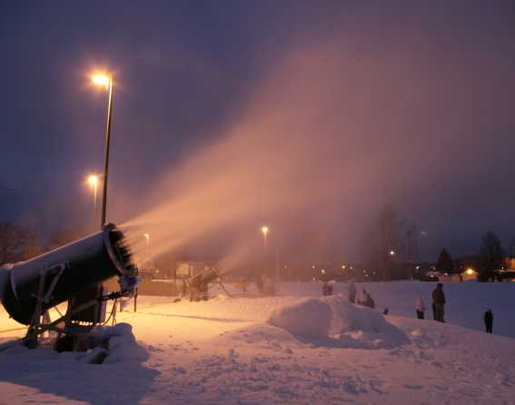 Snowblowing at Ruby Hill Rail Yard in Denver, CO