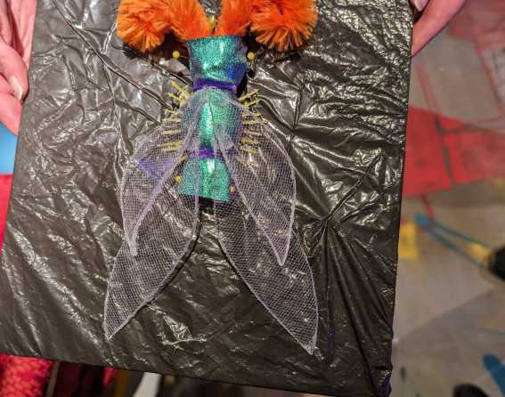 Artists turns trash into art and fashion at Meow Wolf Denver