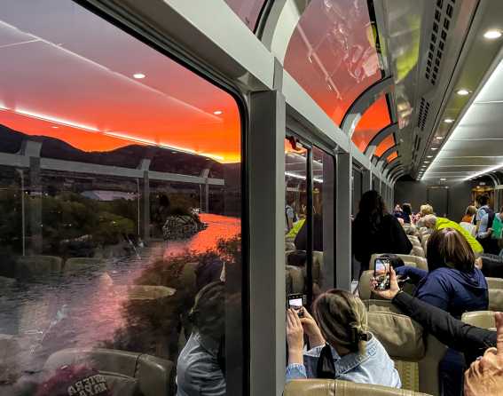 Rocky Mountaineer train from Denver, Colorado, to Moab, Utah