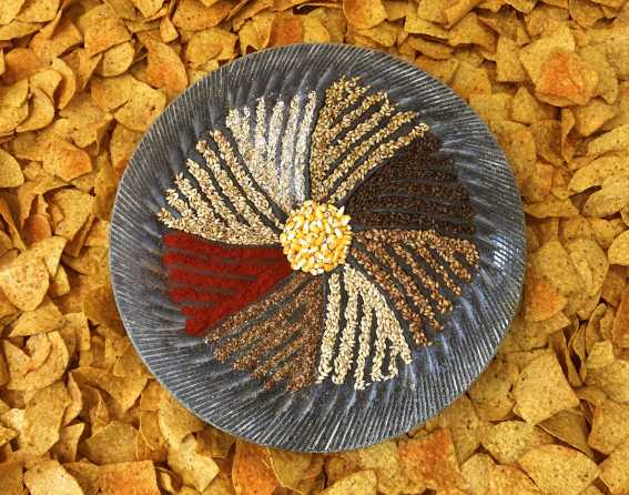 Different kinds of grains used by Raquelitas Tortillas