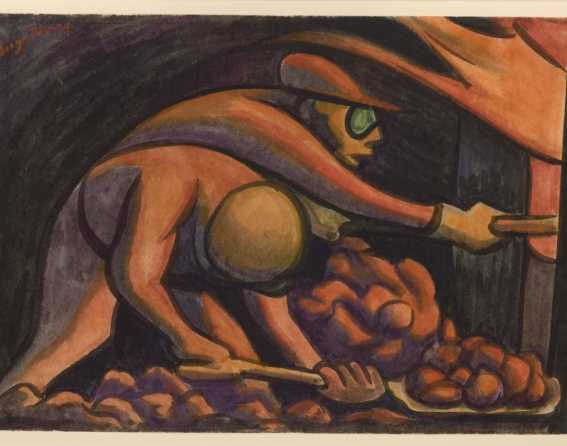A painting from a Century of Art in Latin America at Denver Art Museum.