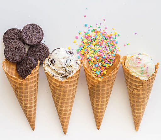 ice cream cones