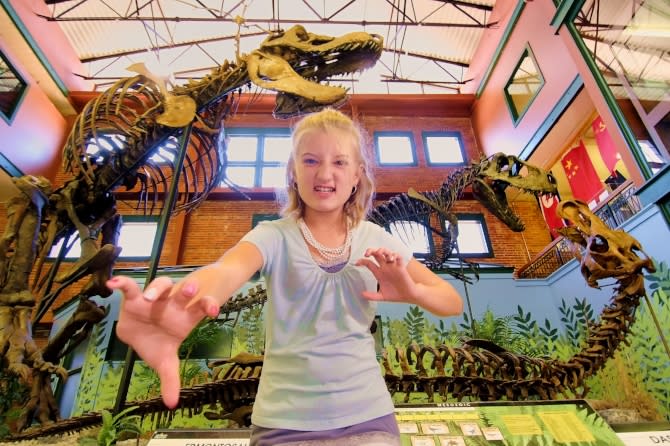 Blog Size Museum of World Treasures T Rex Girl