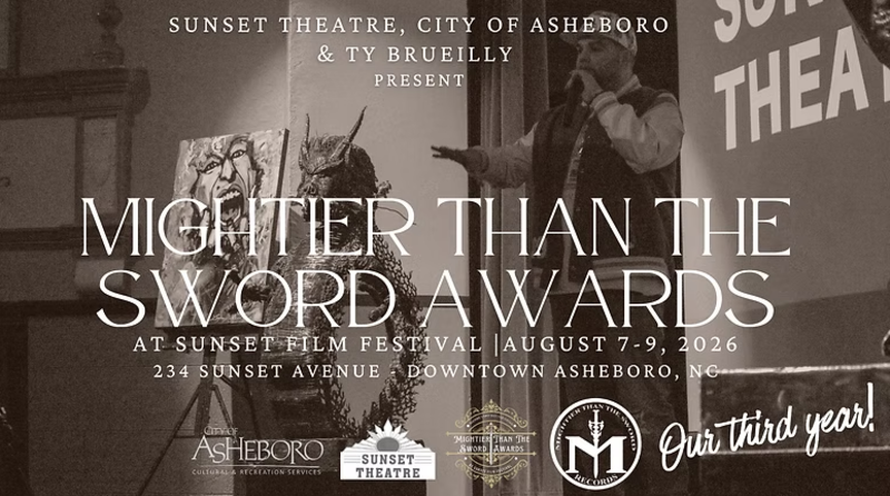 Mighter than the Sword Awards at the Sunset Film Festival in Asheboro