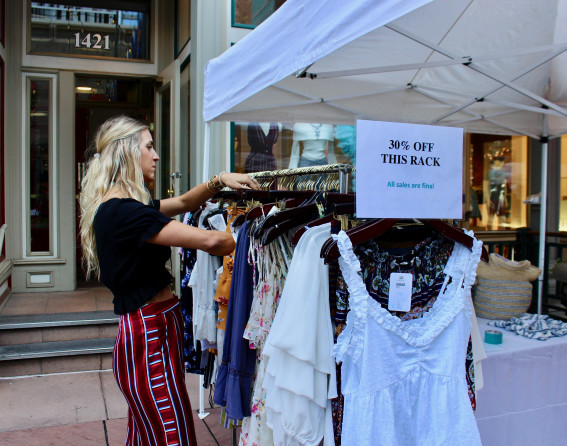 Larimer Square Sidewalk Sale