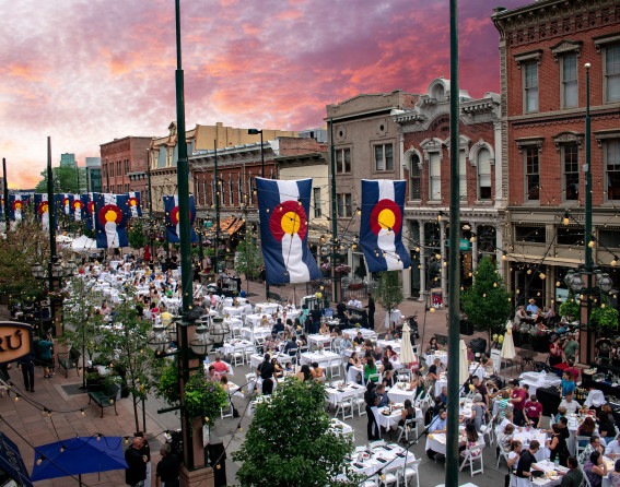 Dining Al Fresco on Larimer Square