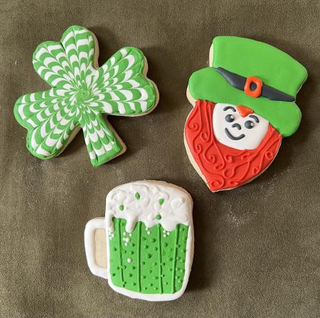 St. Patrick's Day Cookies at The Chattery