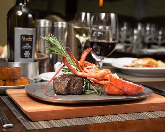 Black & Blue Steak and Crab - Filet with Half Lobster