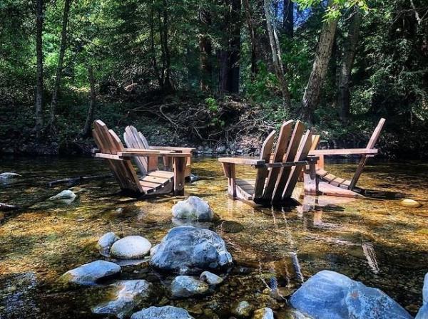 Big Sur River Inn Adirondack Chairs