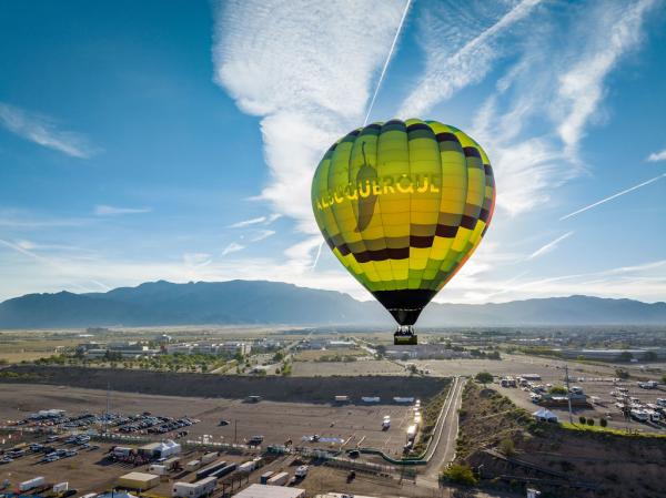 Green Side of Visit Albuquerque Balloon