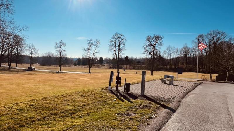A look at the first tee at Foxcliff Golf Club, on sunny spring day.