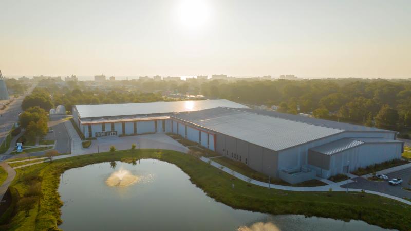 aerial view of Virginia Beach sports center