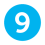 the number 9 in white in a blue circle