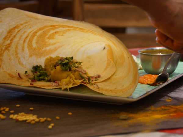 Ghee Roast Masala Dosa