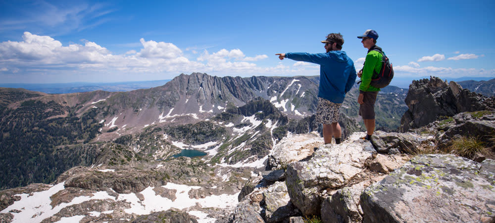 Hiking in the Zirkel Wilderness in North Routt outside Steamboat Springs, Colorado