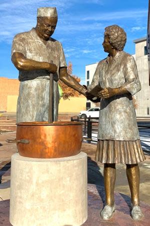 Enstrom Sculpture - Legends of the Grand Valley
