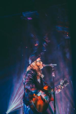 Allen Stone with guitar at Empire Control Room and Garage in Austin Texas