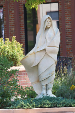 Statue of a Woman as part of Art on the Corner