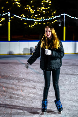 Ice Skating at Veterans Memorial Park