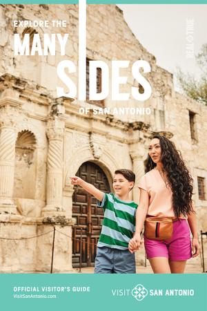 Cover of Visitor's Guide with mother and child