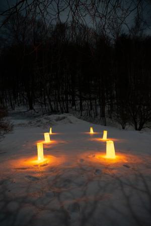 Candlelit Snowshoe Hike