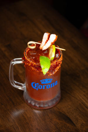 A Michelada at El Barco Mexican Cantina