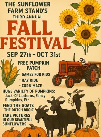 sunflower farm stand event