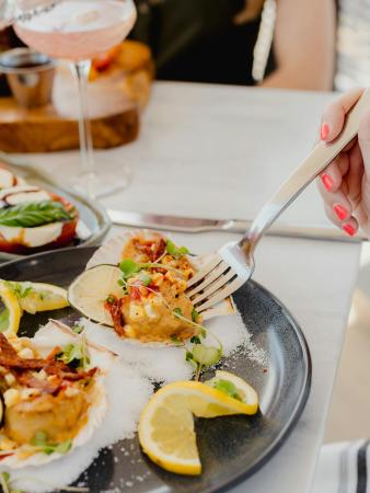 Plate of Fresh Fare at Devil's Kitchen