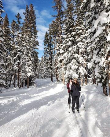 Two Skiiers on Grand Mesa