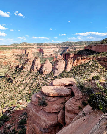 View of Coke Ovens in Colorado National Monument