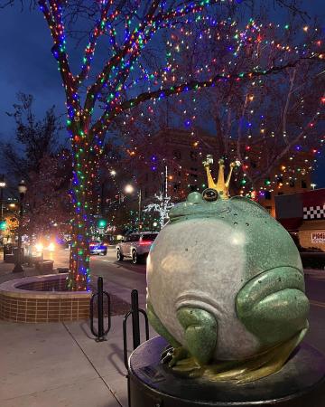 Frog Sculpture in Downtown Grand Junction