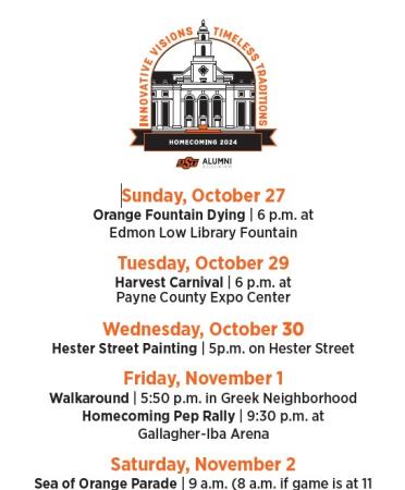 24 OSU Homecoming Week