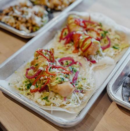 Plate of Tacos at Tacoparty