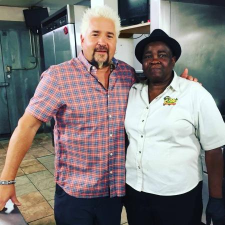 Ena with Guy Fieri