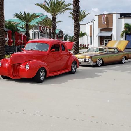 Cars at ONE DAYTONA car show in Daytona Beach