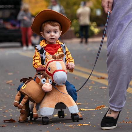 Kid Dressed in Costume at Downtown Halloween Spooktacular