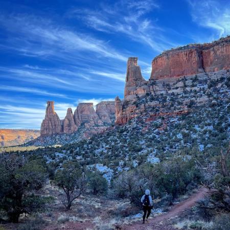 Hiking in Colorado National Monument