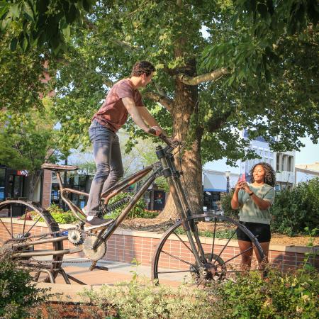 Bike Sculpture in Downtown Grand Junction