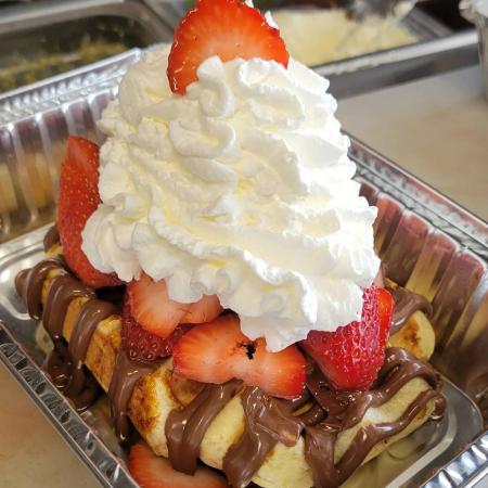 Waffee Station with Strawberries located in Micro, NC.