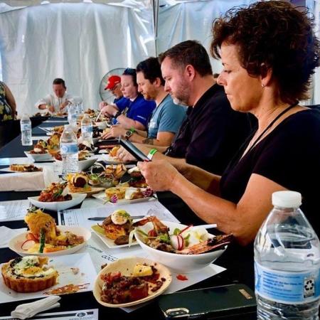 Food judging pic from Jelly Queens