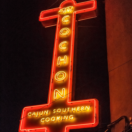 Voodoo restaurant marquee