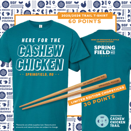 Cashew Chicken Trail Prizes for 2025 2026