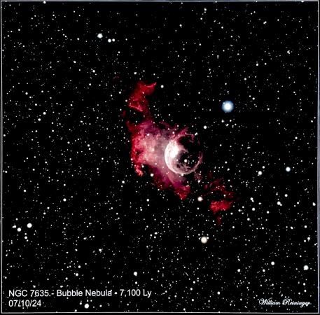 Bubble Nebula by William Reininger