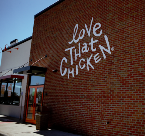Popeyes Mural