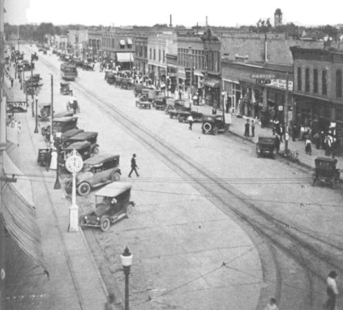 Main Street in the past